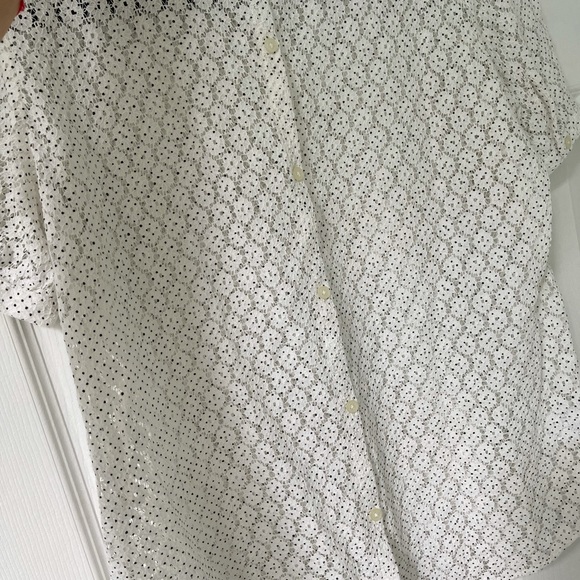 Loft lace button back blouse - Picture 5 of 5